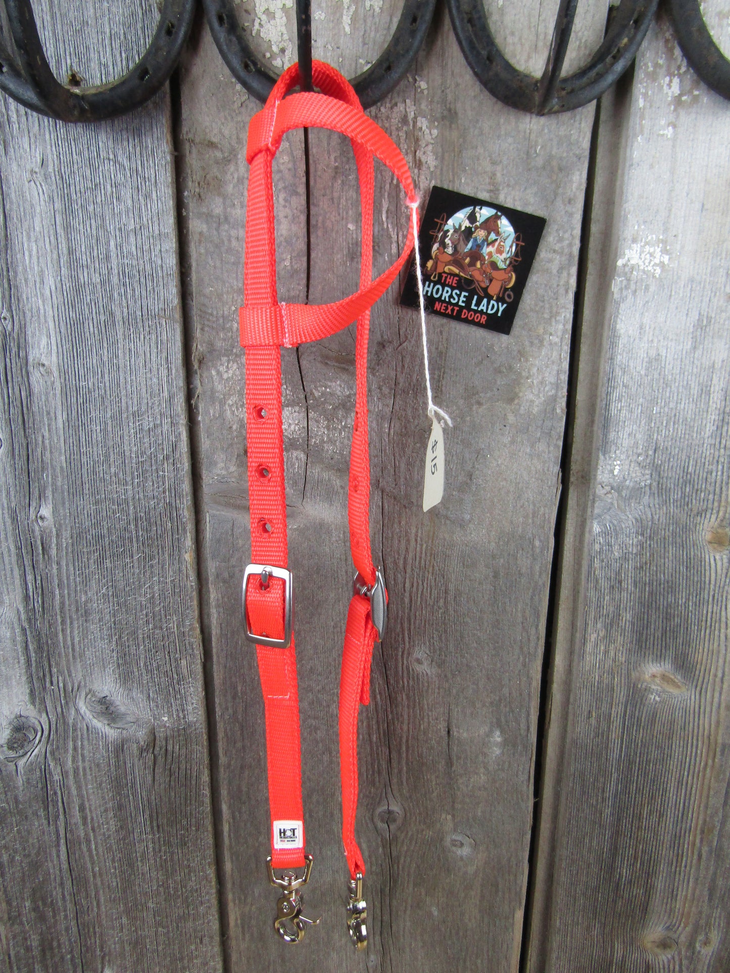 Hot Headstalls Bright Orange 3/4" Headstall