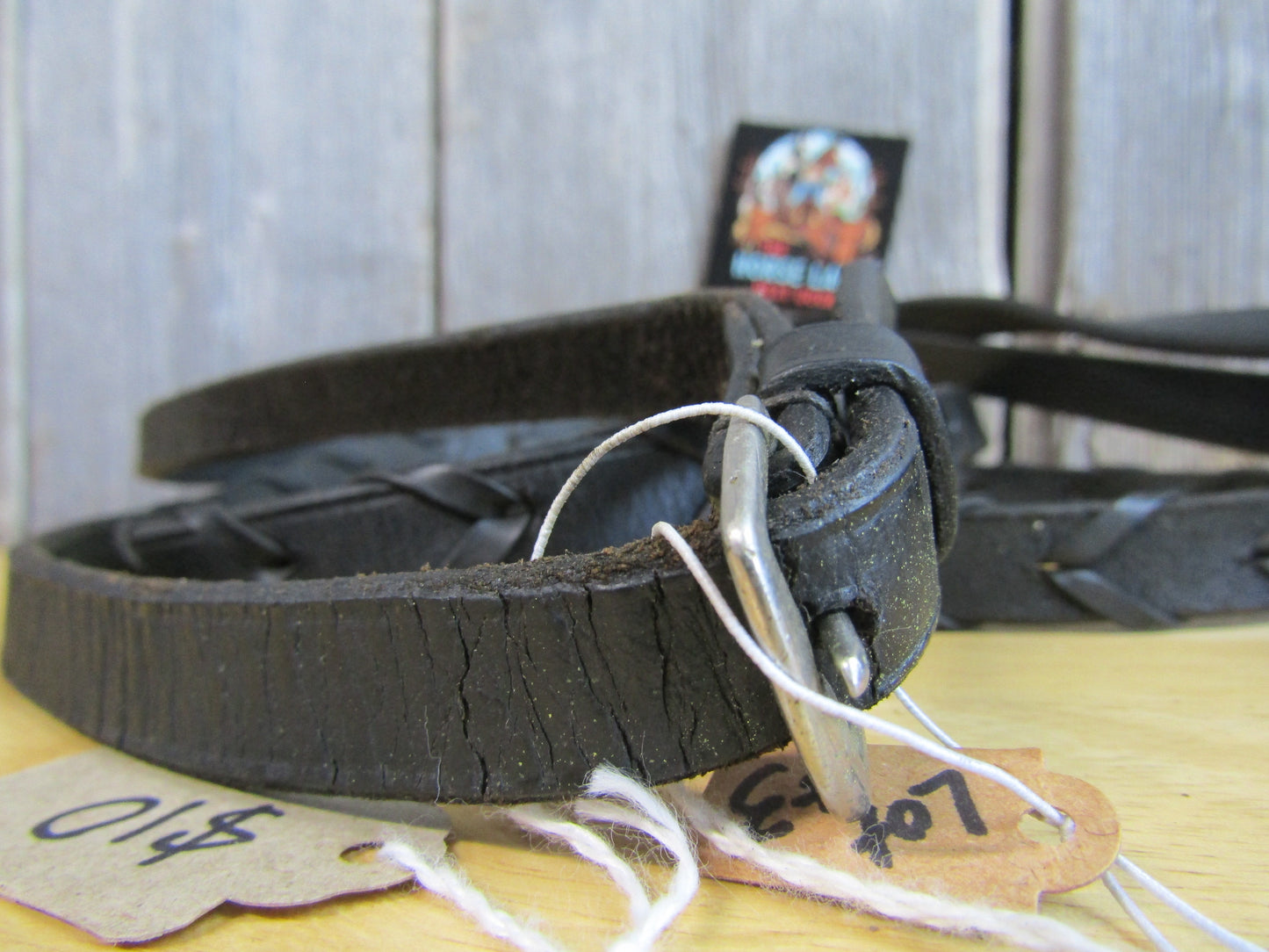 Black Leather English Reins- Used