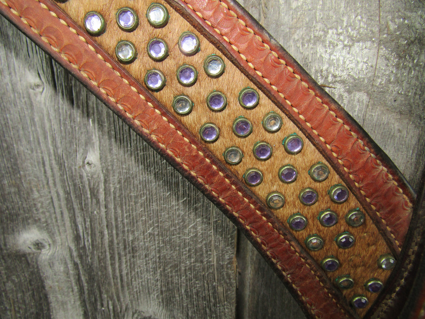 Custom Leather Breastcollar & Headstall set