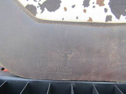 Hot Headstalls Cowhide Sunflower Saddle Pad 30x30x3/4"