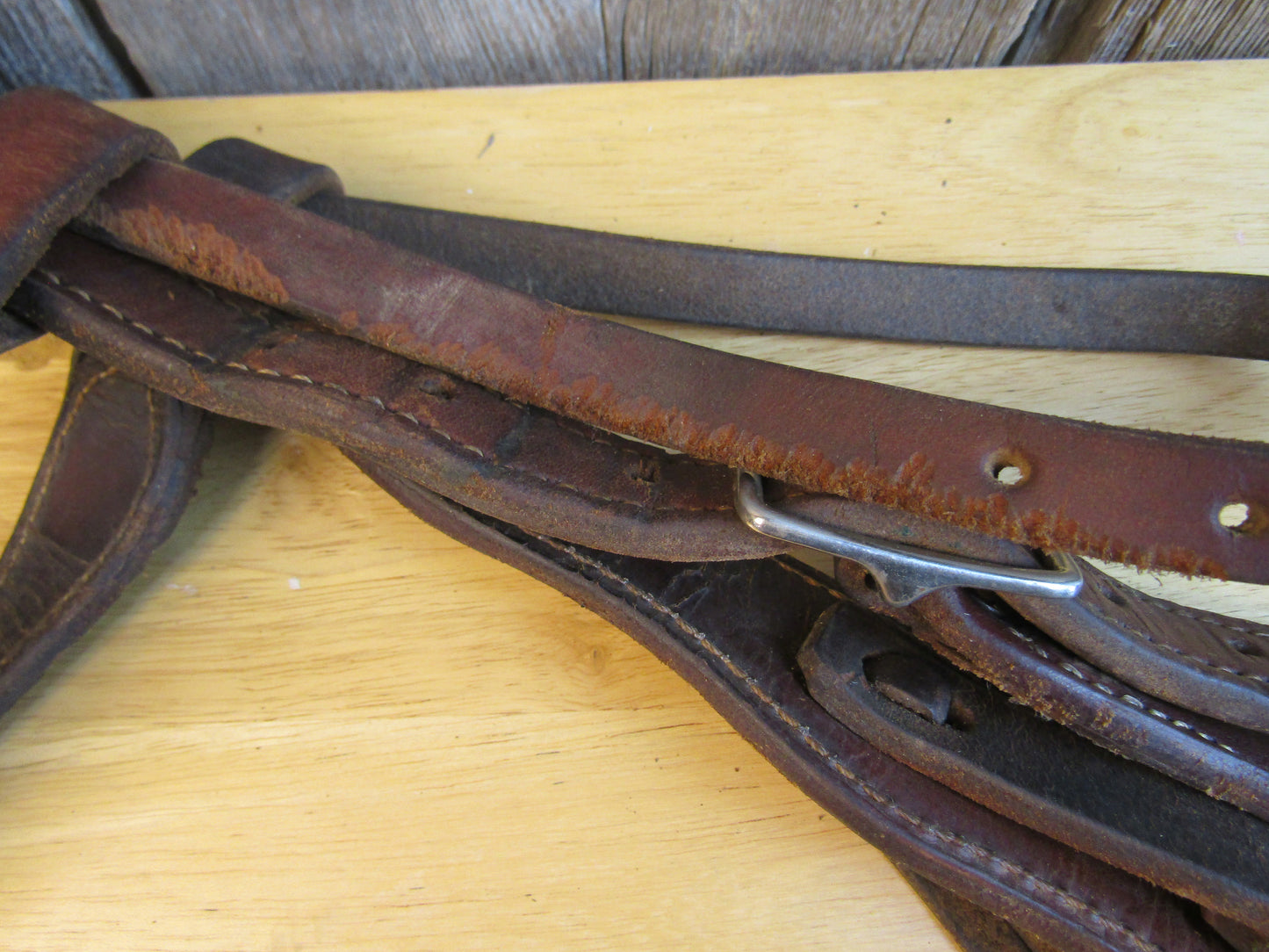 Heavy Harness Leather Headstall- Horse size