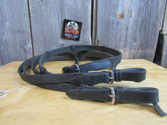 Black Web English Reins- Nice Condition