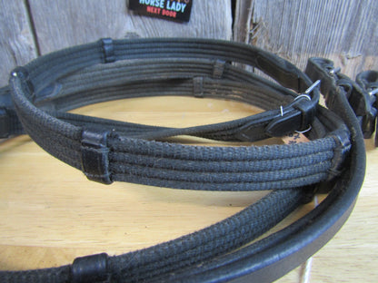 Black Web English Reins- Nice Condition
