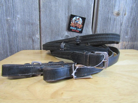 Black Grippy Web English Reins, used