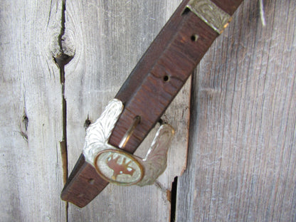 Western Pleasure Breast collar with Silver Trim - Used