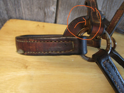 Used Brown Leather English Caveson