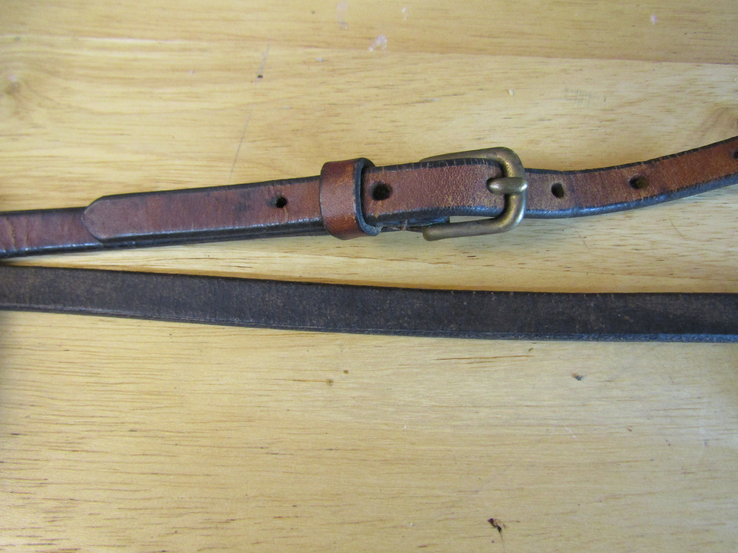Used Brown Leather English Caveson