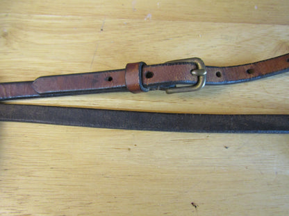Used Brown Leather English Caveson