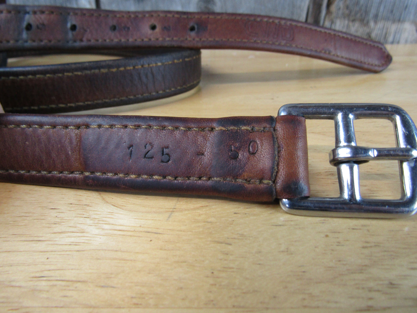 Used CWD English Stirrup Leather- Repair special!