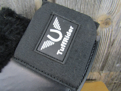 Brand New Black Tuff Rider Over Reach Boots
