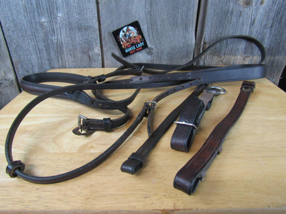Tack Lot of English Tack- Some Repairs